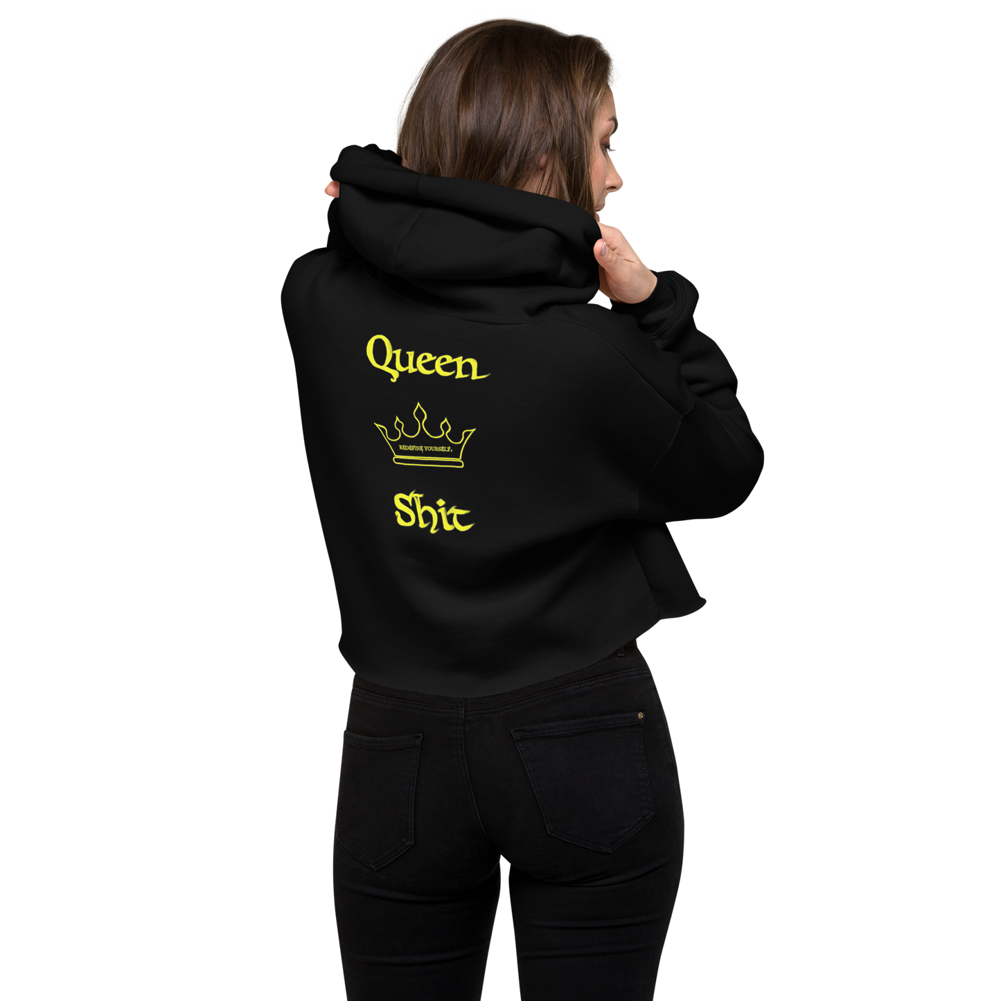 Royal Armor - Queen Shit Crop Hoodie