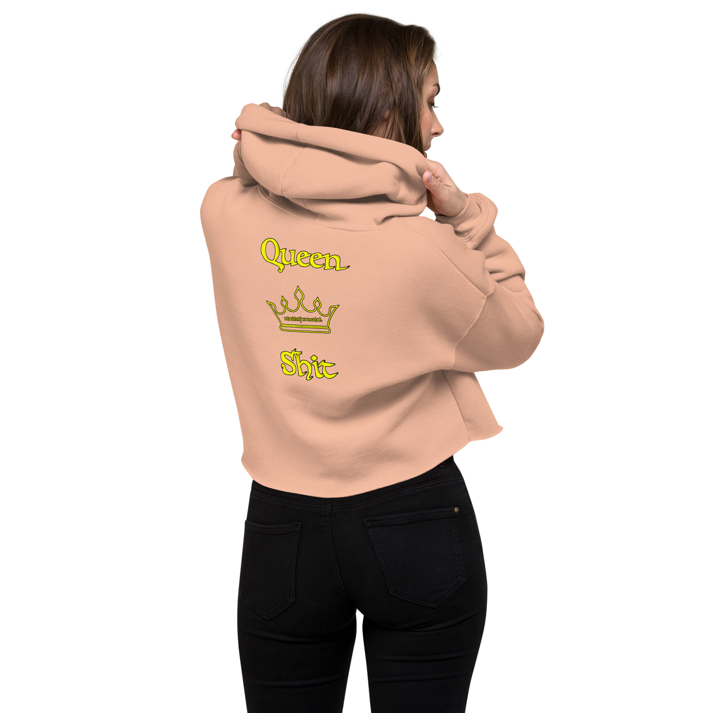 Royal Armor - Queen Shit Crop Hoodie