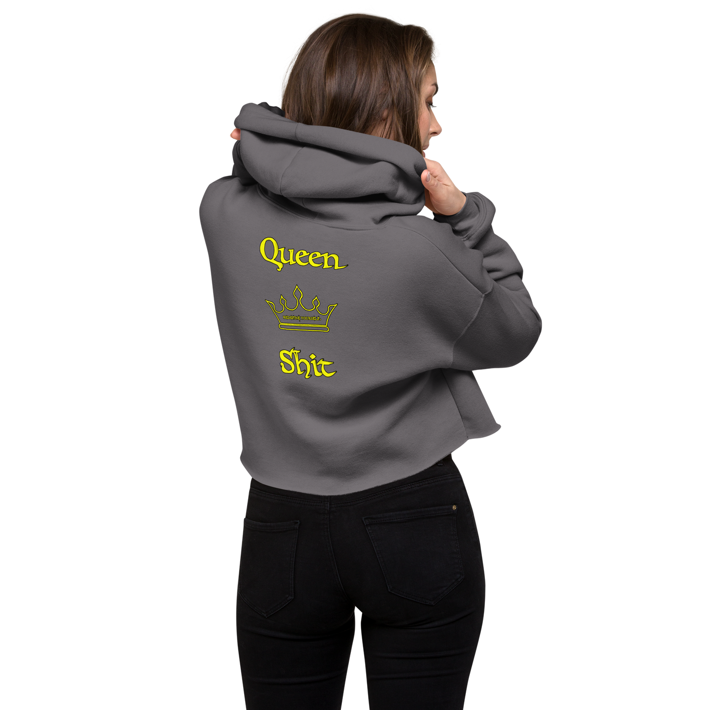 Royal Armor - Queen Shit Crop Hoodie